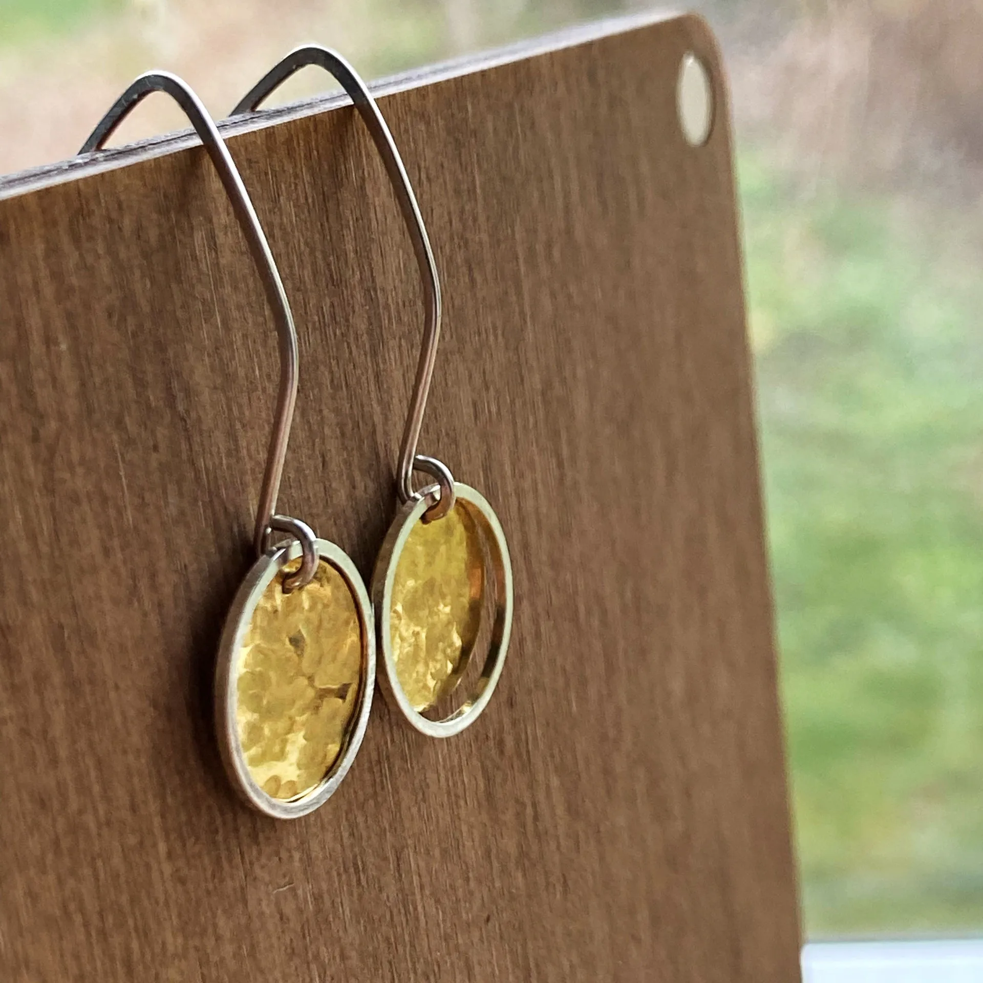 Sunspot Earrings.  The Celestial Collection.