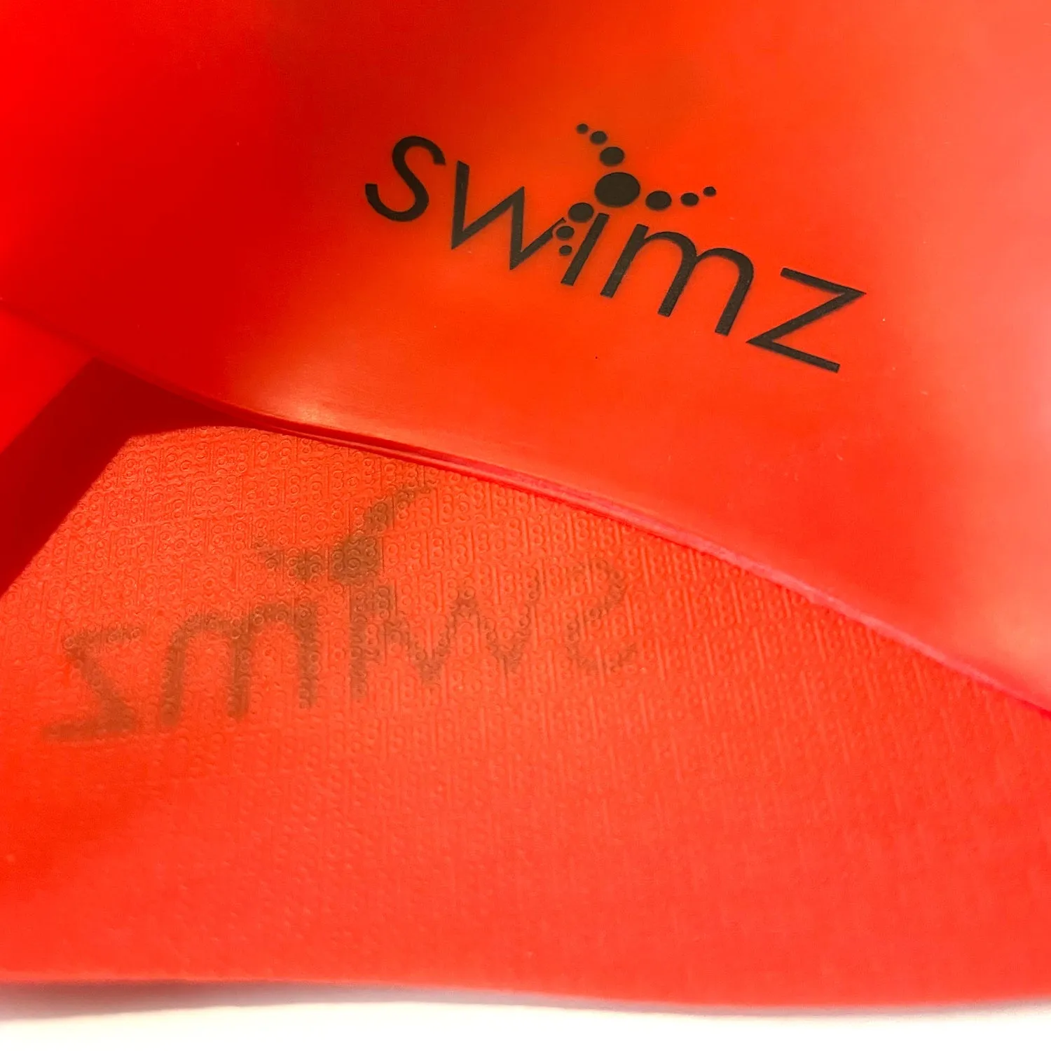 Swimz "Around The Rock" Silicone Swim Cap - Red