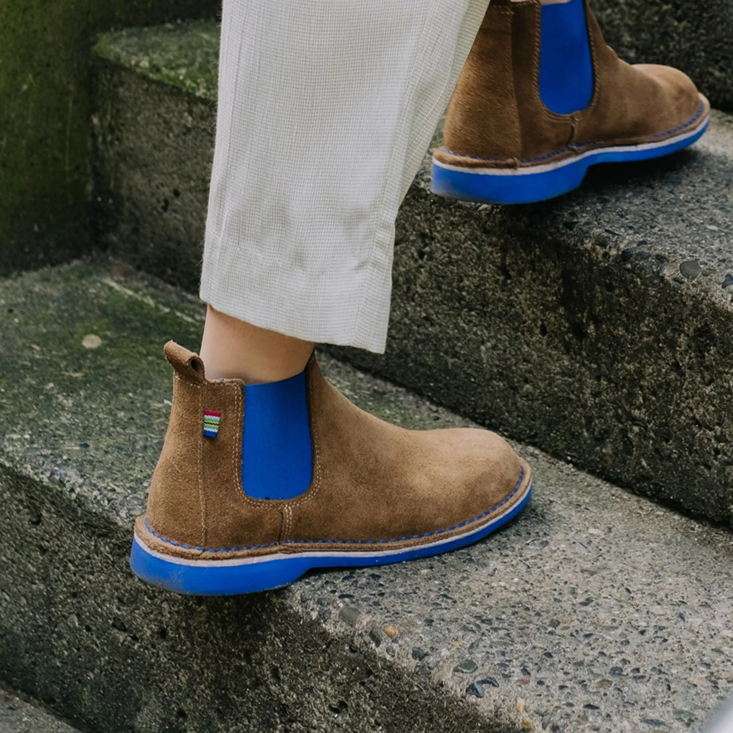 VELDSKOEN CHELSEA BOOT J-BAY (BLUE SOLE)