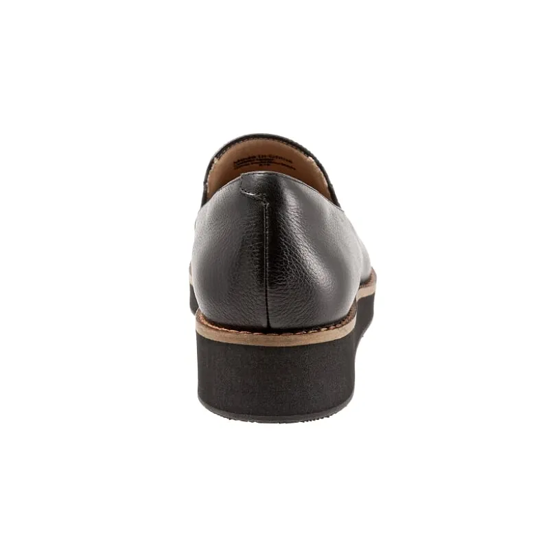 Whistle 006 Black Slip-on Shoes