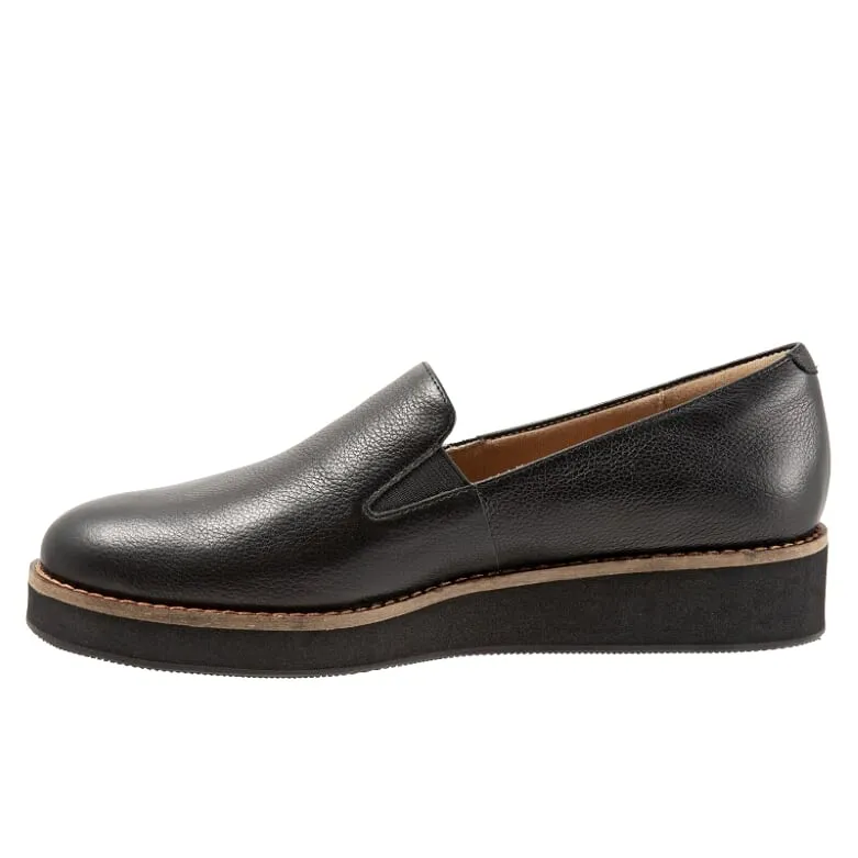 Whistle 006 Black Slip-on Shoes