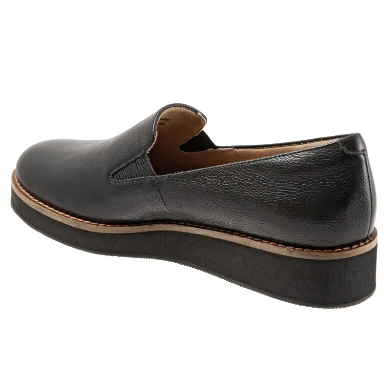 Whistle 006 Black Slip-on Shoes