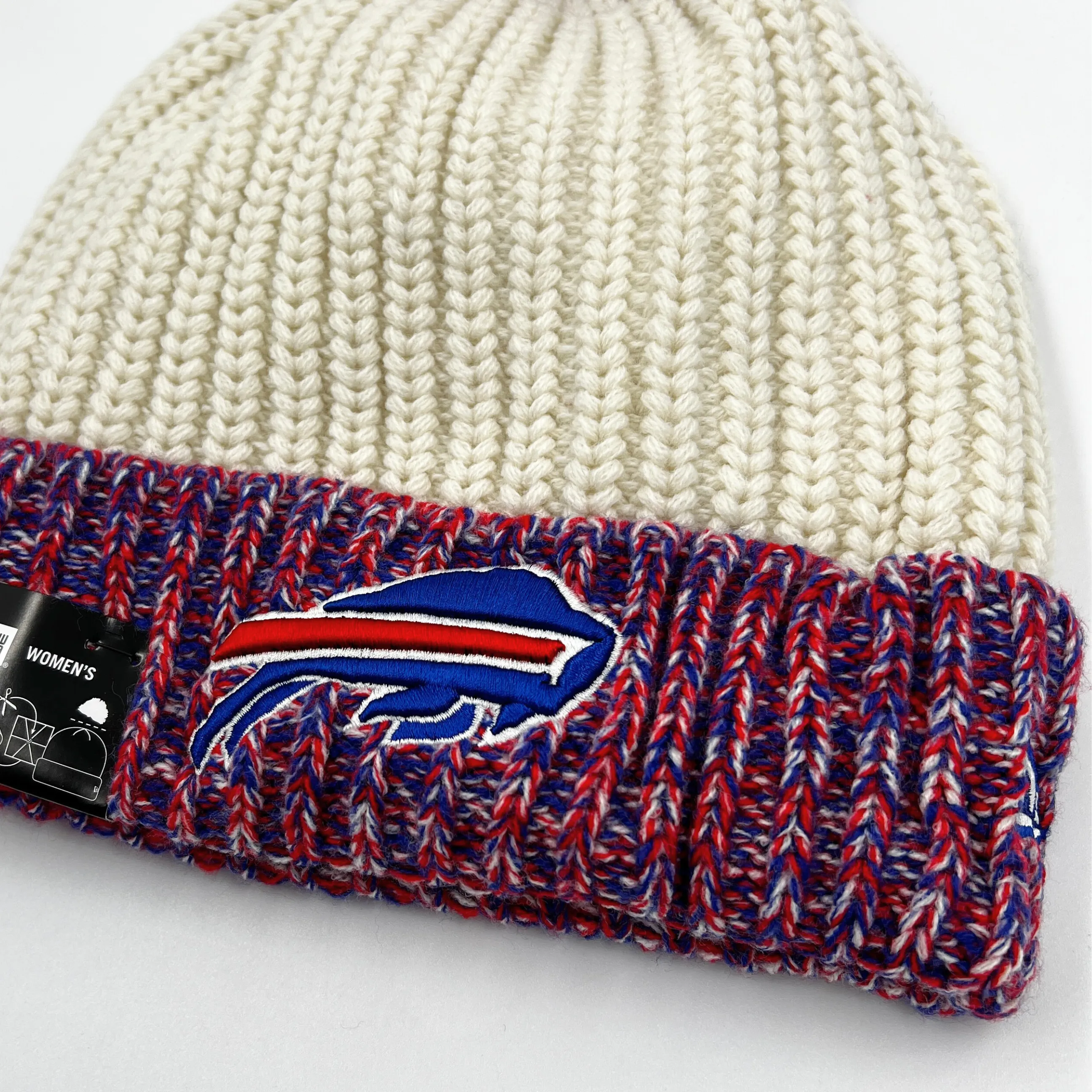 Women's New Era Buffalo Bills Primary Logo With Team Colors Knit Hat